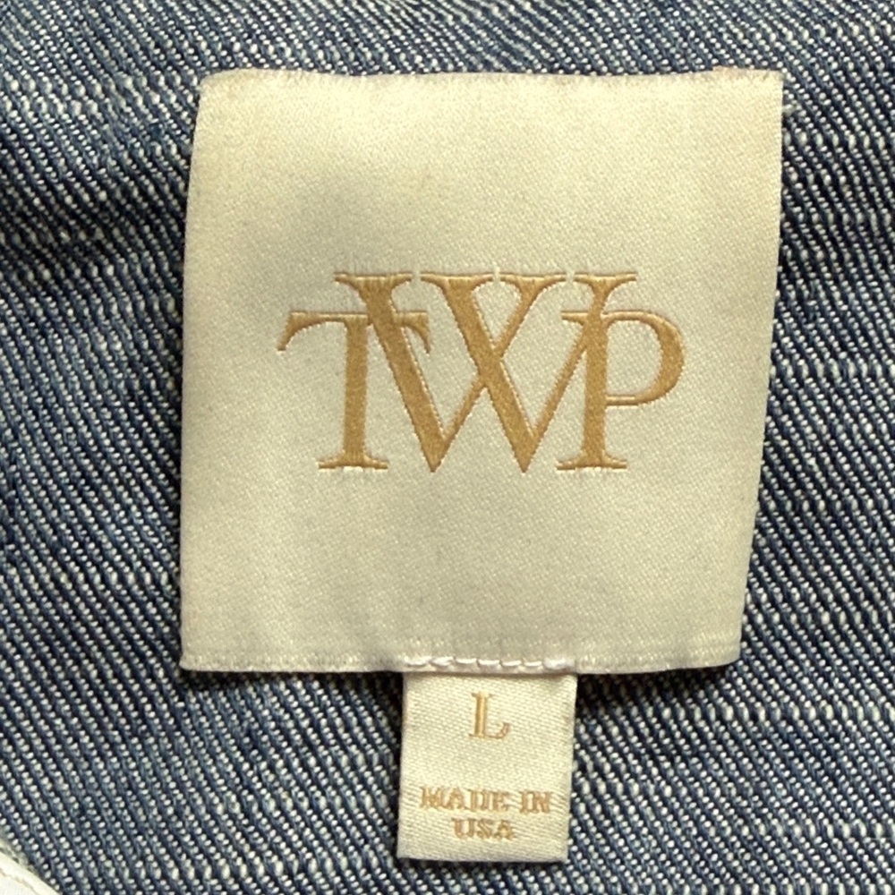 TWP Hoodie light denim top - Picture 8 of 11
